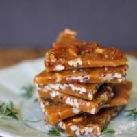 Salted Rosemary Pecan Brittle_image