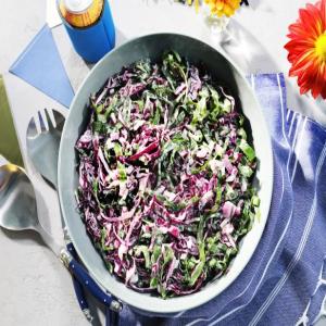 Collard and Red Cabbage Slaw_image