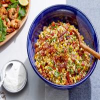 Spicy Fried Corn With Bacon and Chipotle image