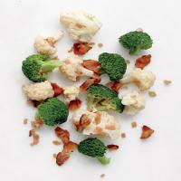Broccoli and Cauliflower with Bacon Vinaigrette image