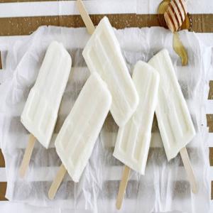 Salted Honey-Vanilla Frozen Yogurt Pops_image