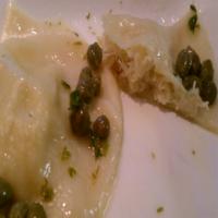 Crab Ravioli Filling With Lemon-Caper Butter_image