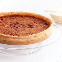 Pumpkin-Pecan Pie with Whiskey Butter Sauce image