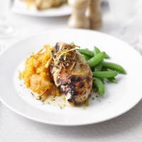 Ginger & lime chicken with sweet potato mash image