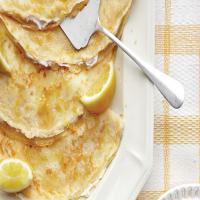 Lemon Crepes with Honey and Fromage Blanc_image