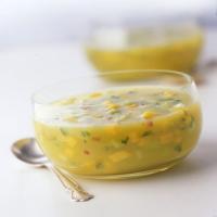 Chilled Mango and Cucumber Soup image