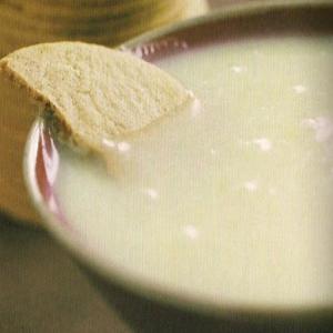 Gingered White Chocolate fondue image