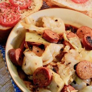 Kielbasa and Cabbage for Electric Pressure Cookers image
