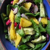Spinach, Avocado & Mango Salad image