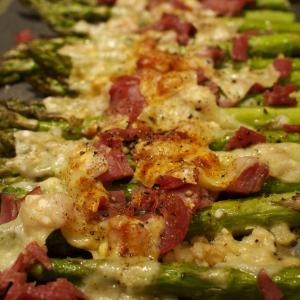 Roasted Asparagus With Pancetta_image