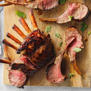 Grilled Lamb with Mint-Pepper Jelly_image
