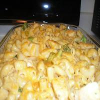 Macaroni and Cheese With Broccoli and Chicken image