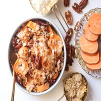 Slow Cooker Yams With Coconut and Pecans_image