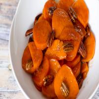 Brown Sugar Glazed Sweet Potatoes With Toasted Pecans_image