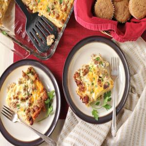 Overnight Cheese and Egg Casserole_image