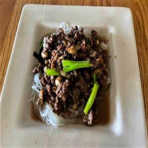 Korean Ground Beef Noodle Bowl image