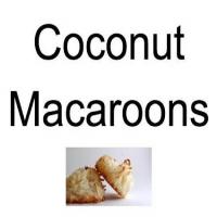 Coconut Macaroons (Passover)_image