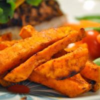 Spicy Baked Sweet Potato Fries image