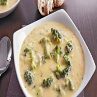 Slow-Cooker Three Cheese Broccoli Soup image