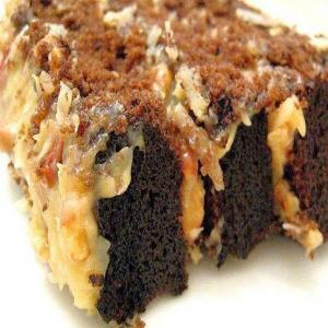 SINFUL TRIPLE LAYER GERMAN CHOCOLATE CAKE_image