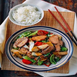 Roast Pork with Chinese Vegetables_image