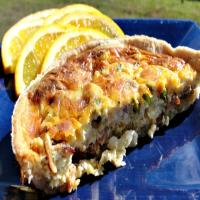 Bacon and Green Chile Quiche image