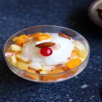 Fruit salad with ice cream recipe_image
