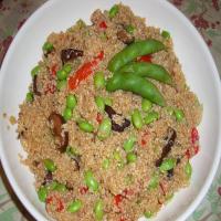 Edamame, Quinoa, and Shiitake Mushroom Salad_image