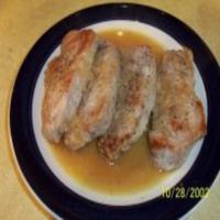 Pork Chops with Shallots in White Wine Sauce image