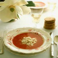 Chilled Bloody Mary Soup with Crabmeat image