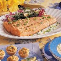 Grilled Herbed Salmon image
