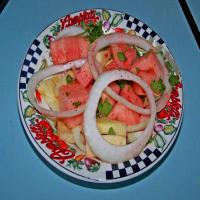 Watermelon and Pineapple Salad image