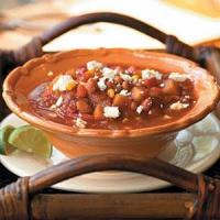 Pinto Bean Chili with Corn and Winter Squash Recipe - (4/5) image
