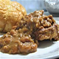 Cola Baked Beans and Pork Chops - Slow Cooker image