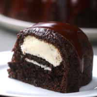 Cookies & Cream Cheesecake Bundt 'Box' Cake Recipe by Tasty image