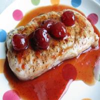 Pork Chops With Cherry Preserves Sauce_image