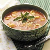Tomato Soup with Cheese Tortellini image