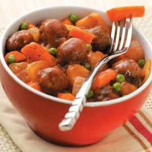 Quick and Easy Meatball Stew_image