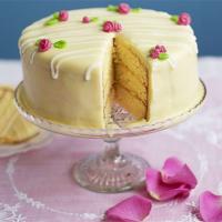 Lemon fondant cake image