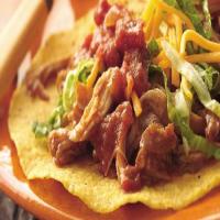 Slow-Cooker Mexican Chicken Tostadas image