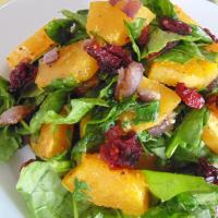 Roasted Butternut Squash with Onions, Spinach, and Craisins®_image