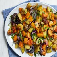 Roasted Squash, Parsnips and Potatoes image