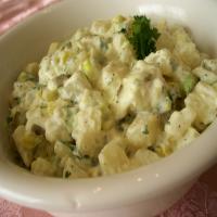 Delicious Potato Salad With Dill Pickle image