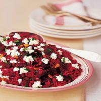 Beet and Brown Rice Salad with Goat Cheese_image