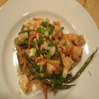 Chicken and Green Beans in Spicy Peanut Sauce! image