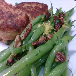 Green Beans With Pecans, Lemon and Parsley image