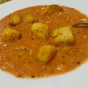 Tomato and Orzo Soup with Gorgonzola_image