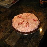 Chocolate Candy Cane Pie image