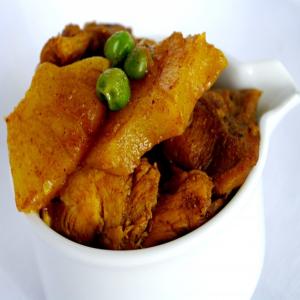 Garam Masala Curried Chicken With Pineapple and Peas image