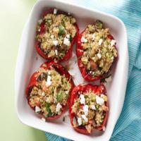 Quinoa and Vegetable Stuffed Peppers image